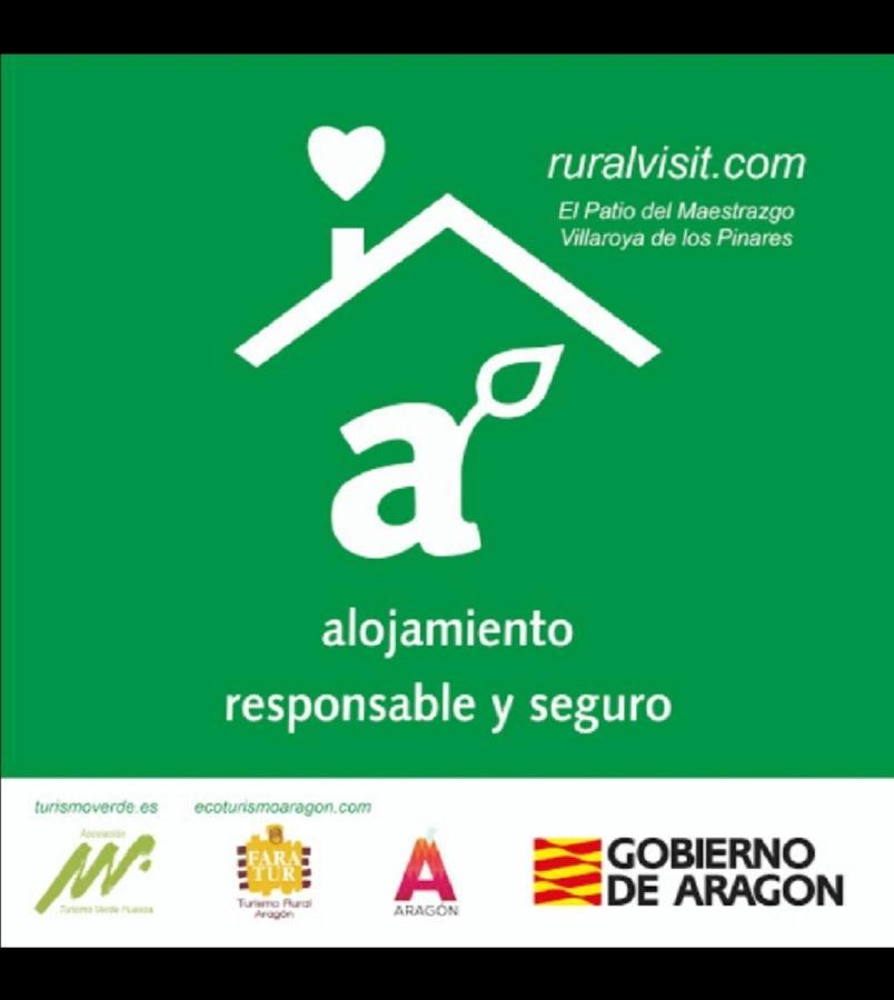 Ferienwohnung Casa Elpatiodelmaestrazgo Villarroya de los Pinares Exterior foto